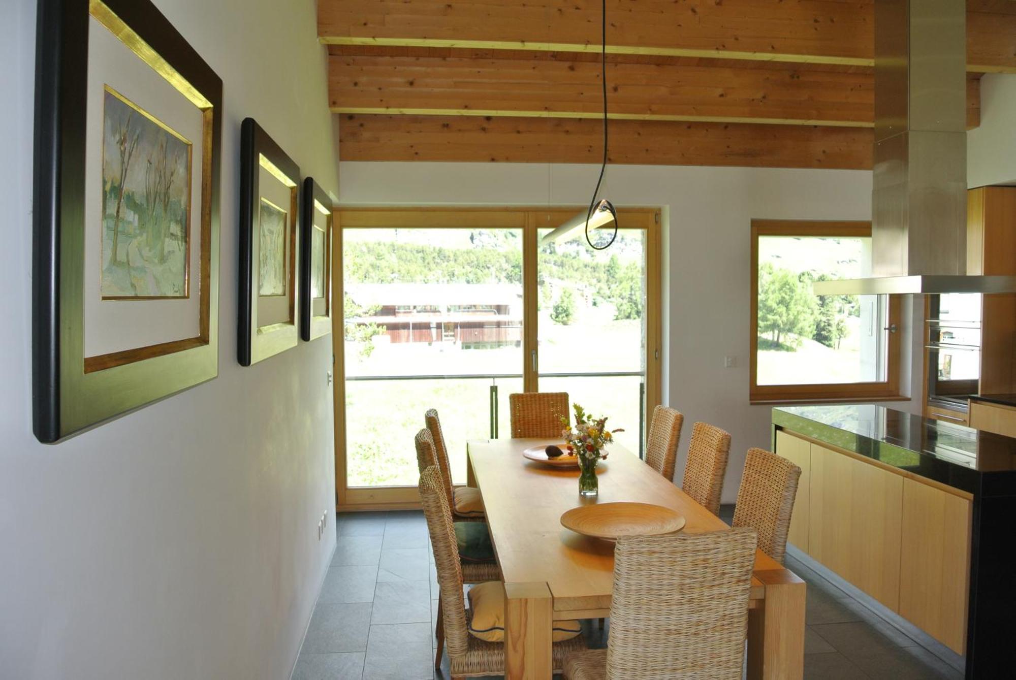 Chesa La Montanella - Ferienwohnung, Малоя Экстерьер фото